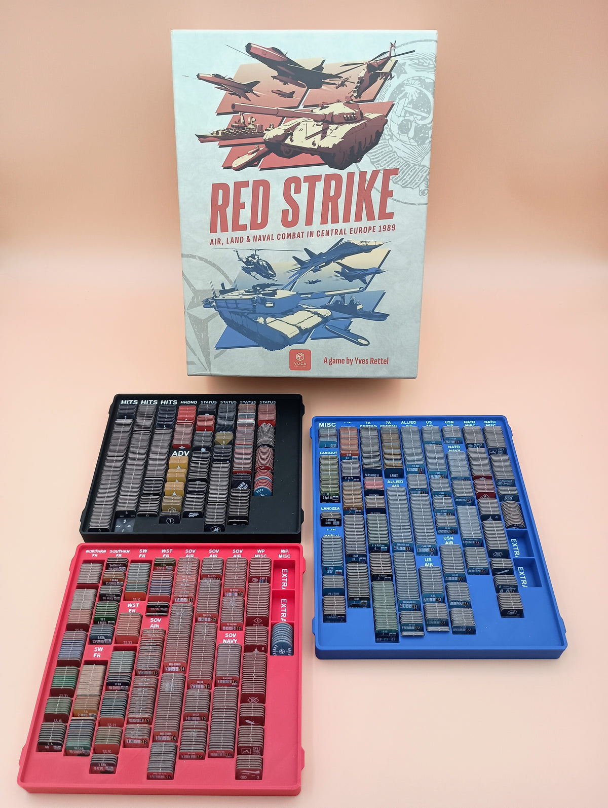 Red Strike Game Organizer / Insert Vuca Simulations