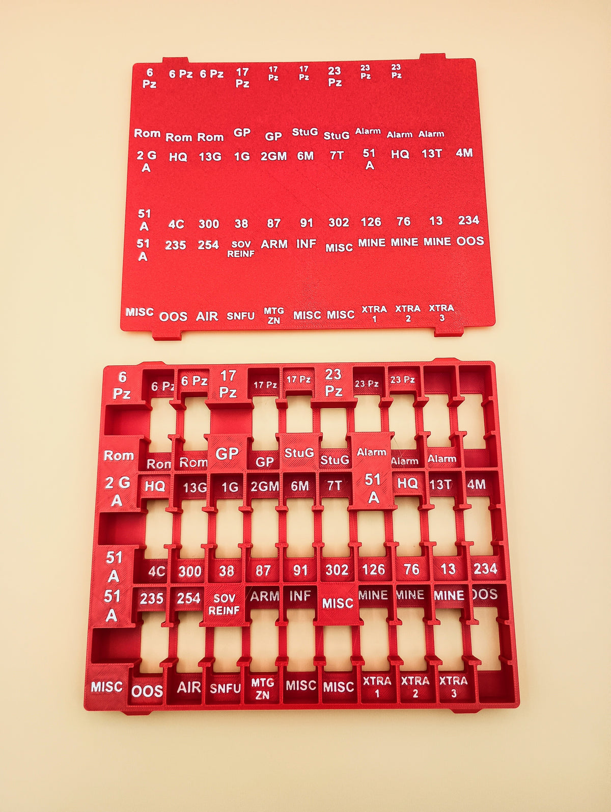Donnerschlag Board Game Organizer & Insert VUCA Simulations