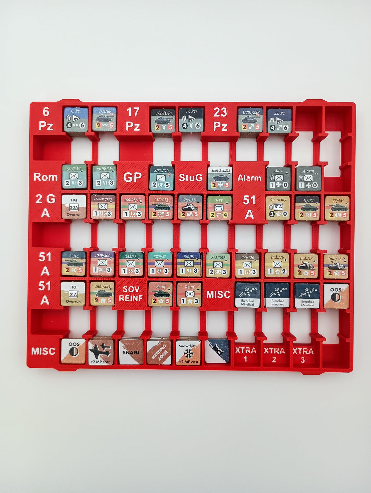 Donnerschlag Board Game Organizer & Insert VUCA Simulations