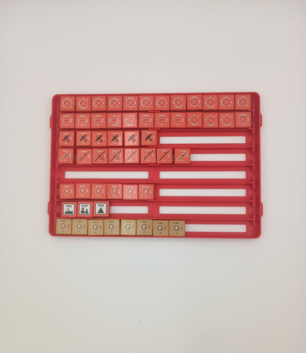 Triumph & Tragedy Board Game Organizer & Insert
