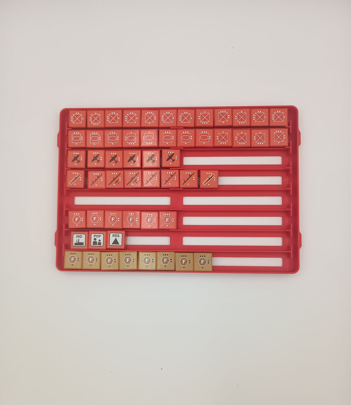 Triumph & Tragedy Board Game Organizer & Insert