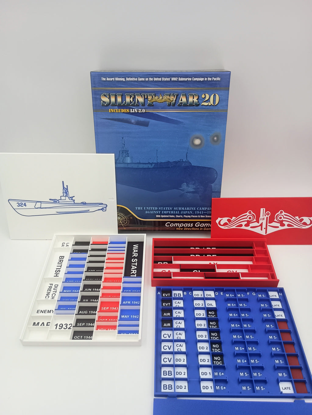 Silent War 2.0 Game Insert / Organizer