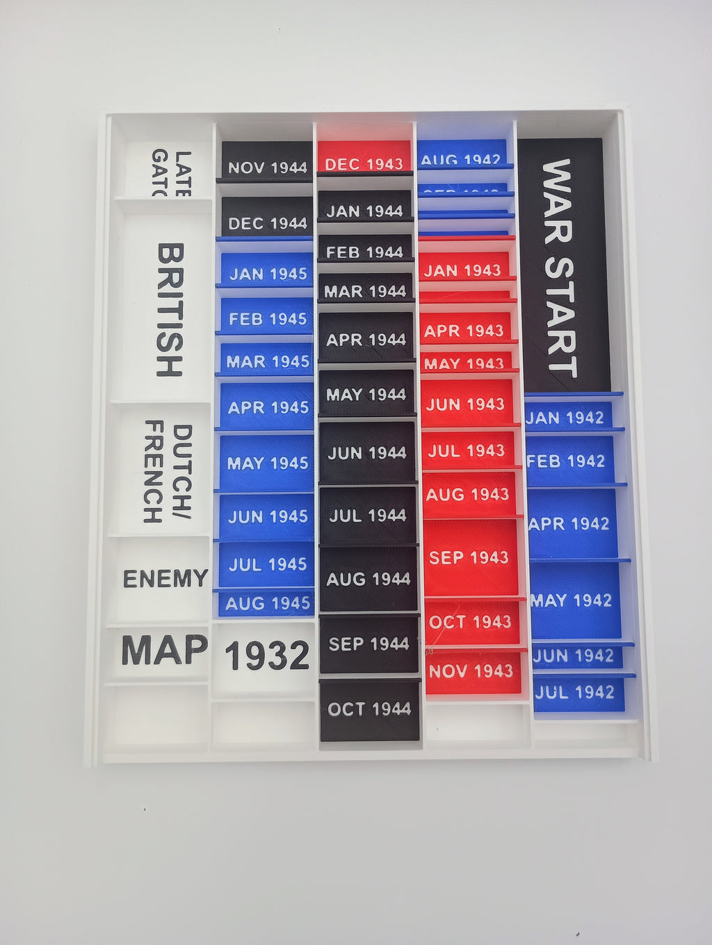 Silent War 2.0 Game Insert / Organizer