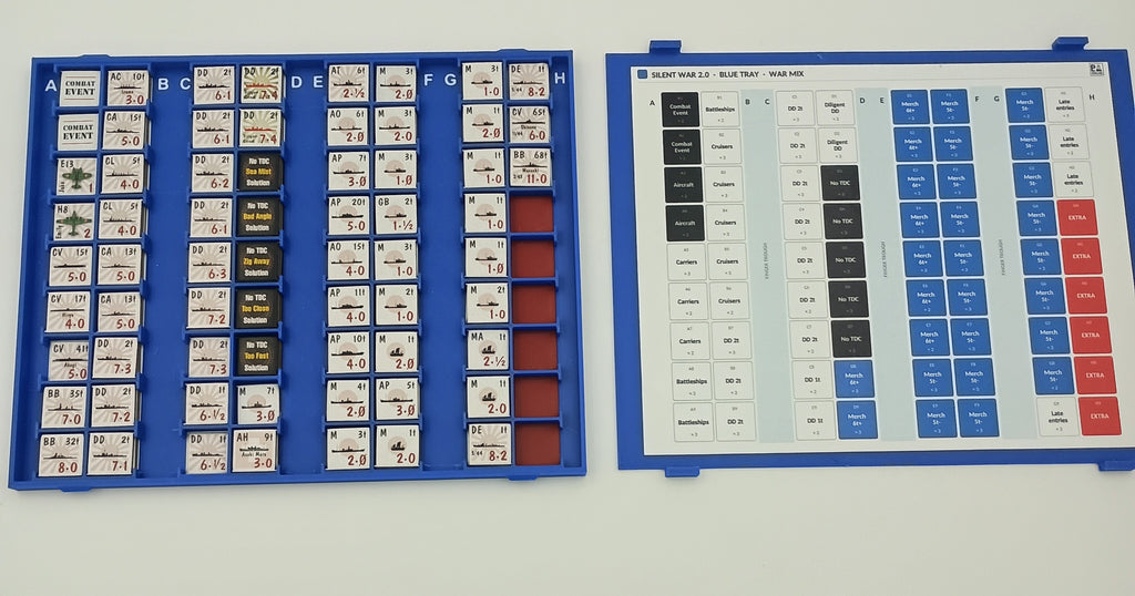 Silent War 2.0 Game Insert / Organizer
