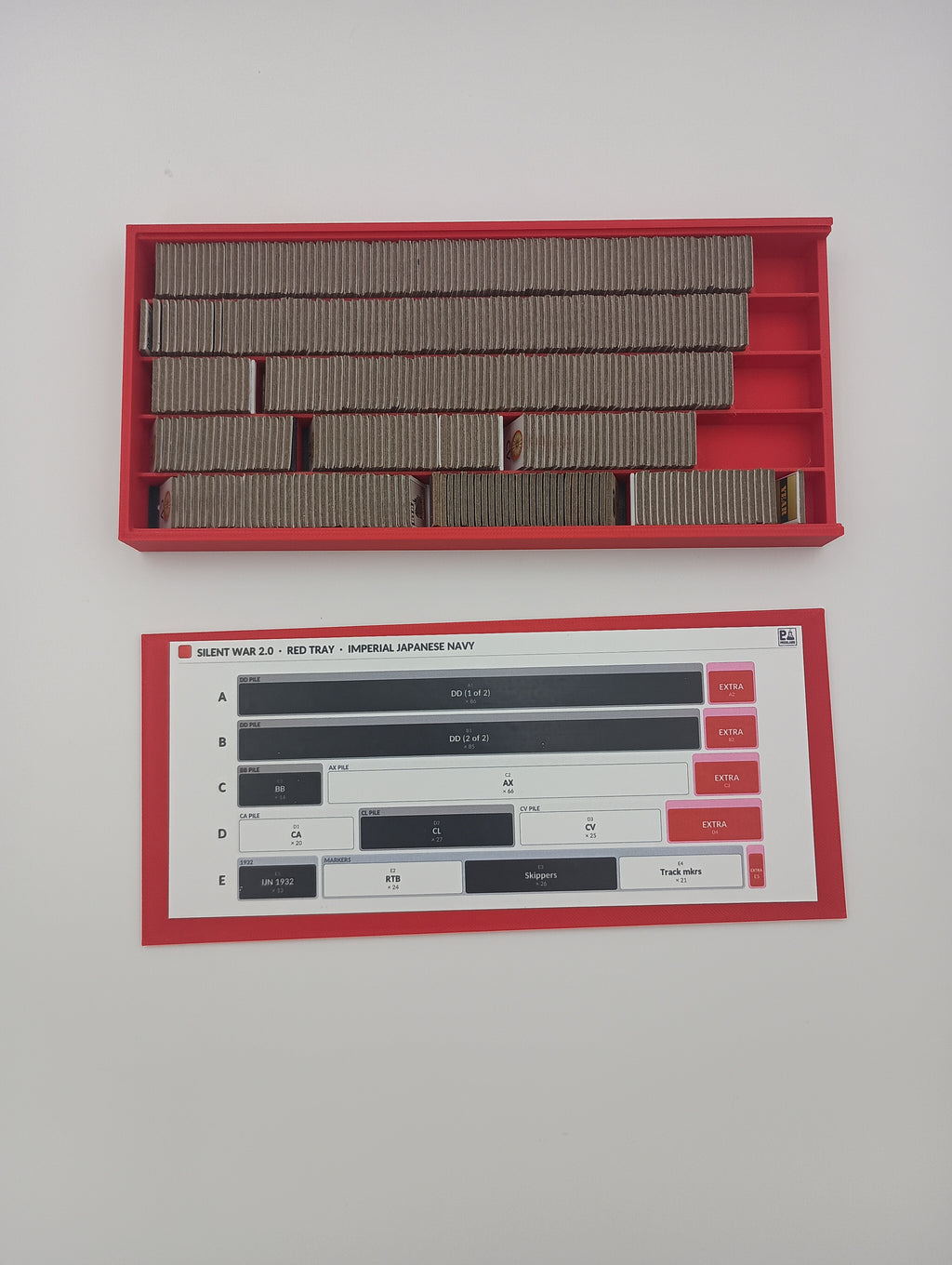 Silent War 2.0 Game Insert / Organizer