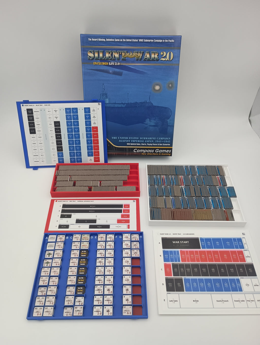 Silent War 2.0 Game Insert / Organizer