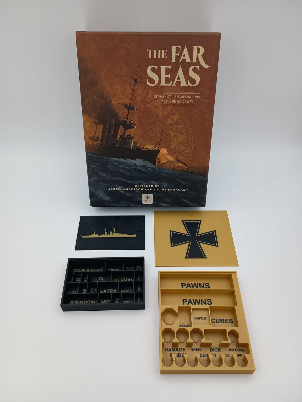 The Far Seas Board Game Organizer & Insert