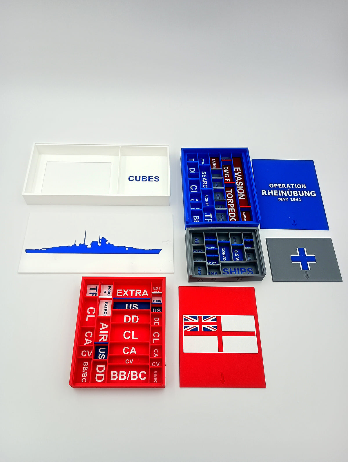 The Chase of the Bismarck Organizer & Insert