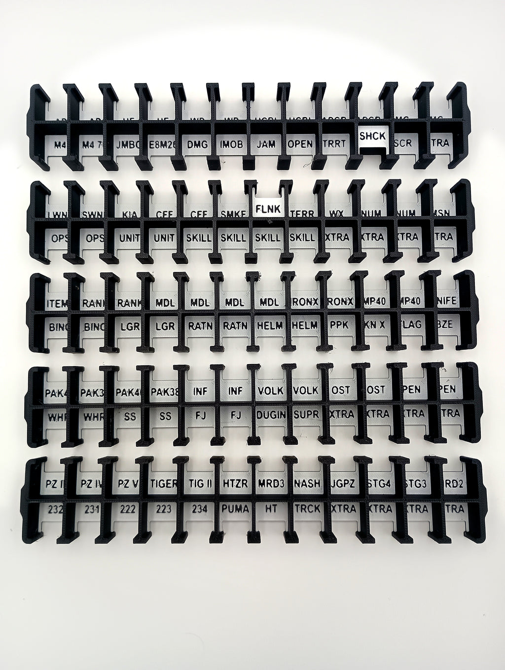 American Tank Ace Board Game Organizer & Insert