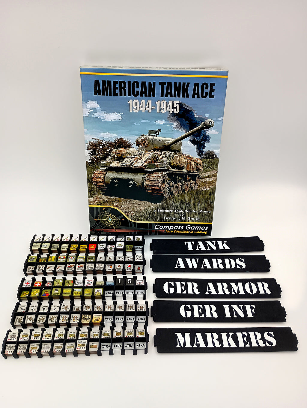 American Tank Ace Board Game Organizer & Insert