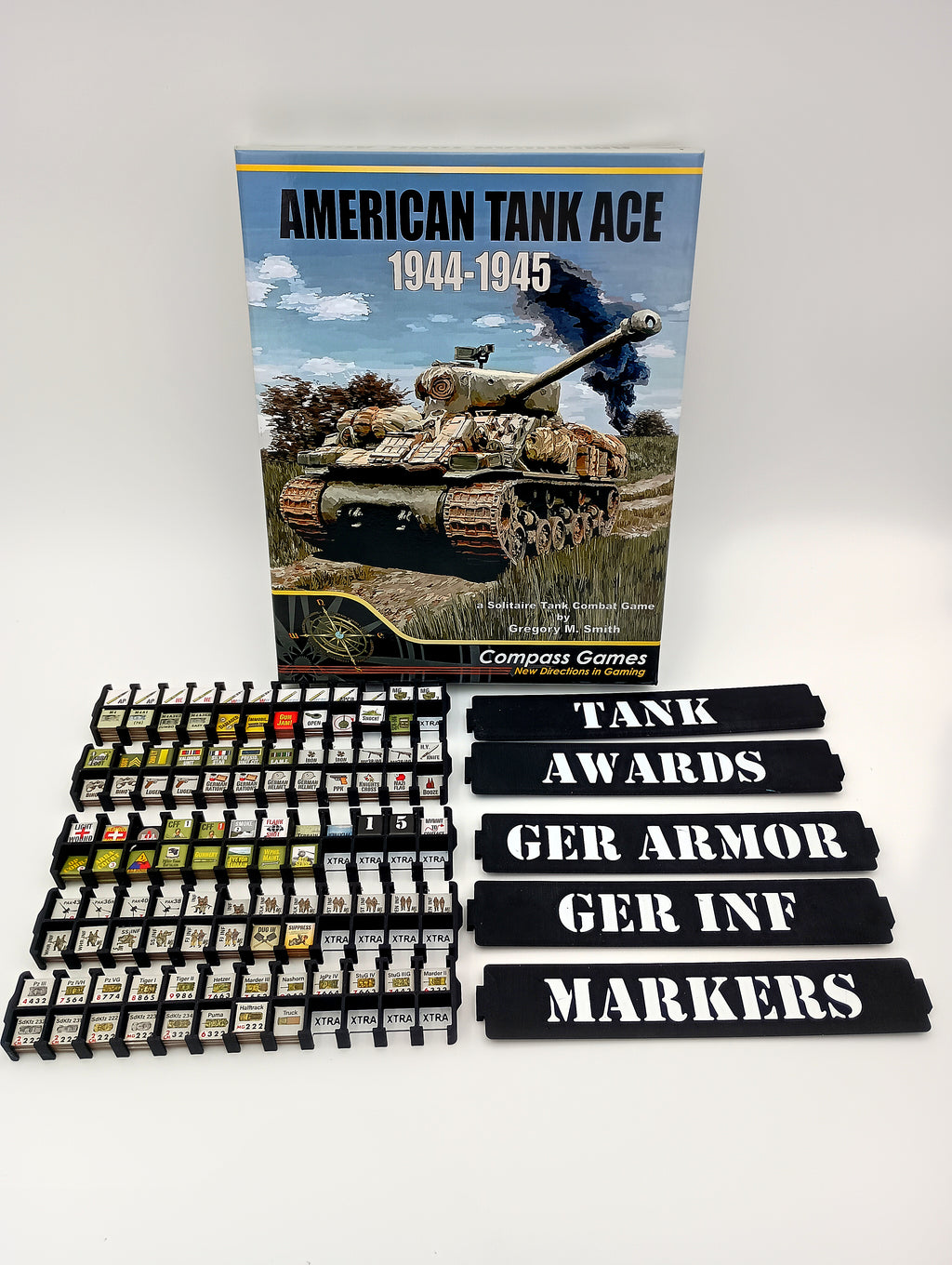American Tank Ace Board Game Organizer & Insert