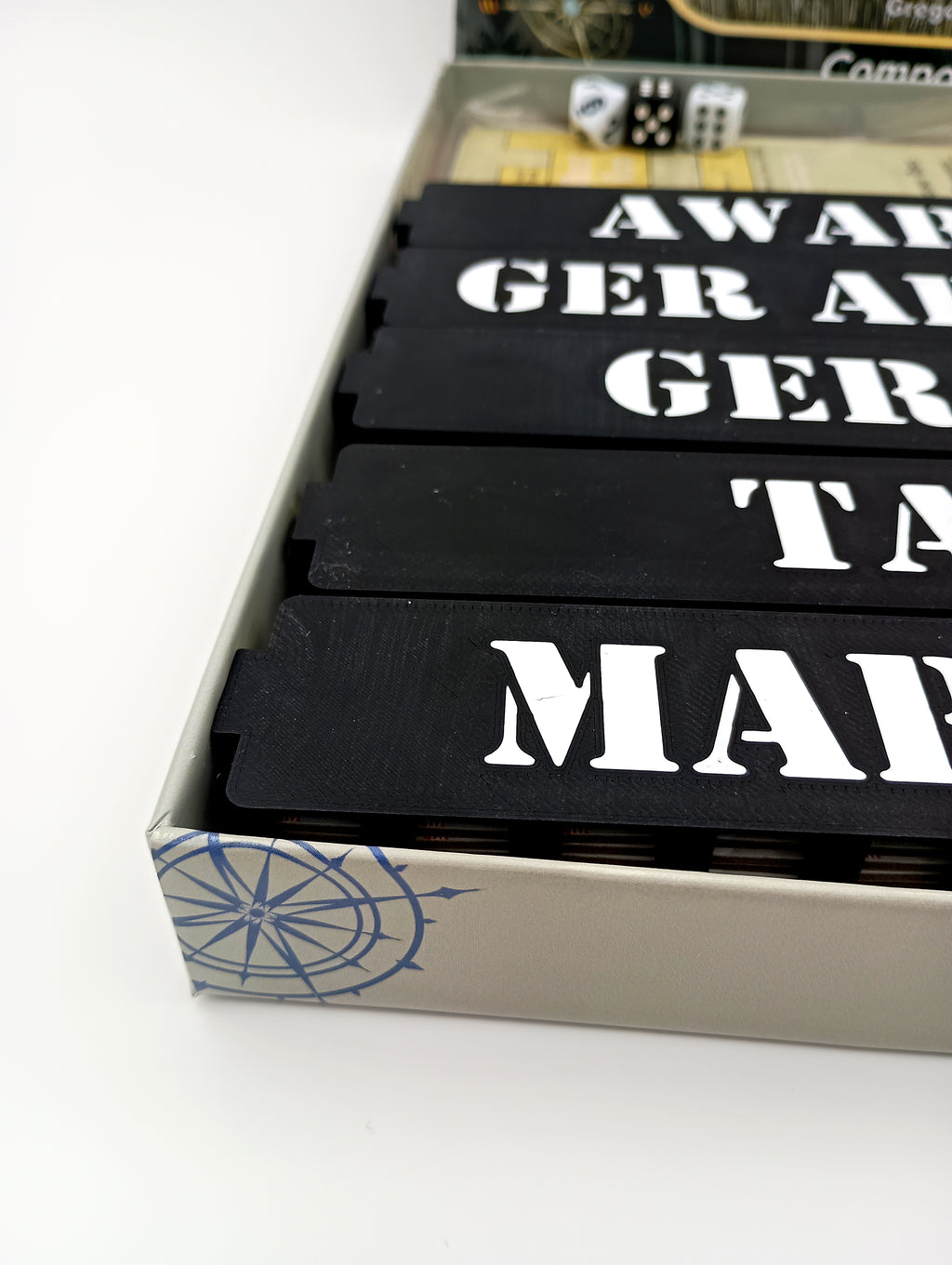 American Tank Ace Board Game Organizer & Insert