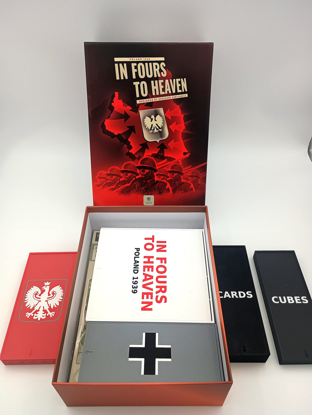 In Fours To Heaven Premium Game Organizer With Sticker Upgrade