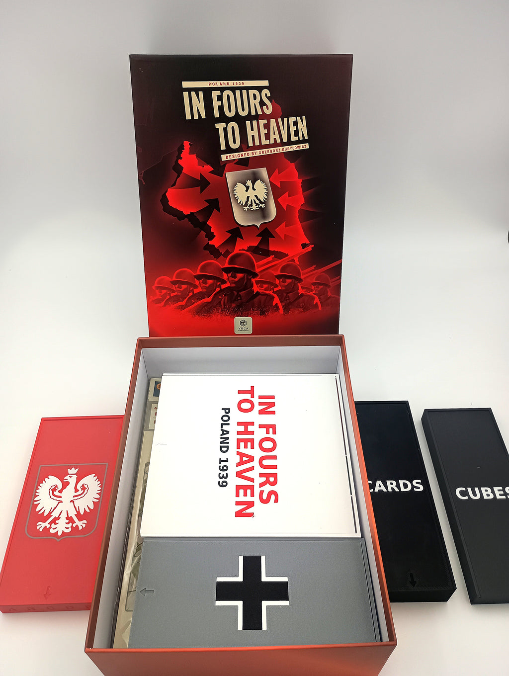 In Fours To Heaven Premium Game Organizer With Sticker Upgrade