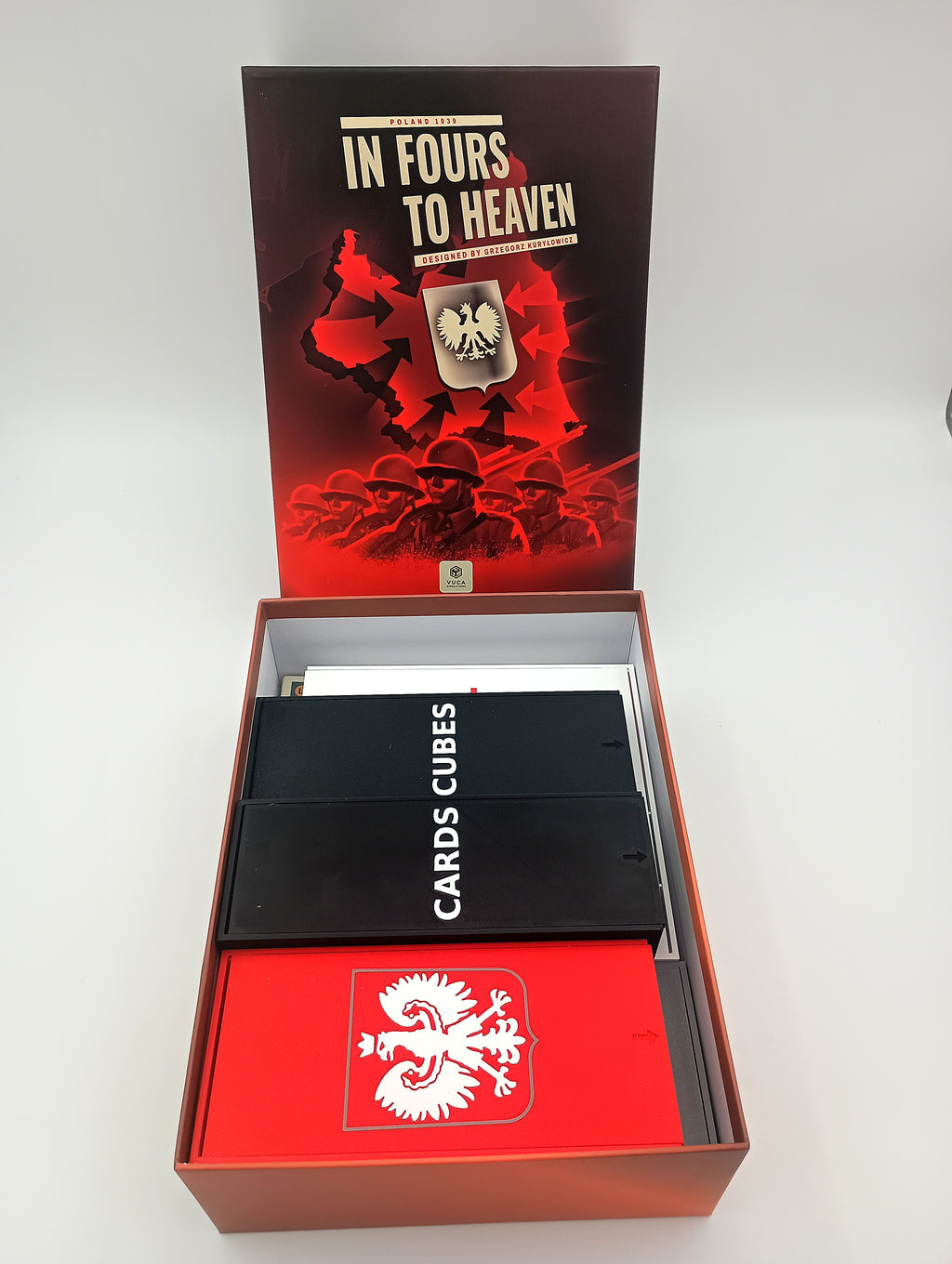 In Fours To Heaven Premium Game Organizer With Sticker Upgrade