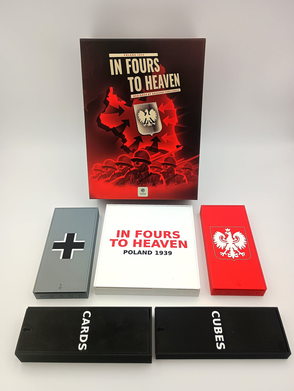 In Fours To Heaven Premium Game Organizer With Sticker Upgrade