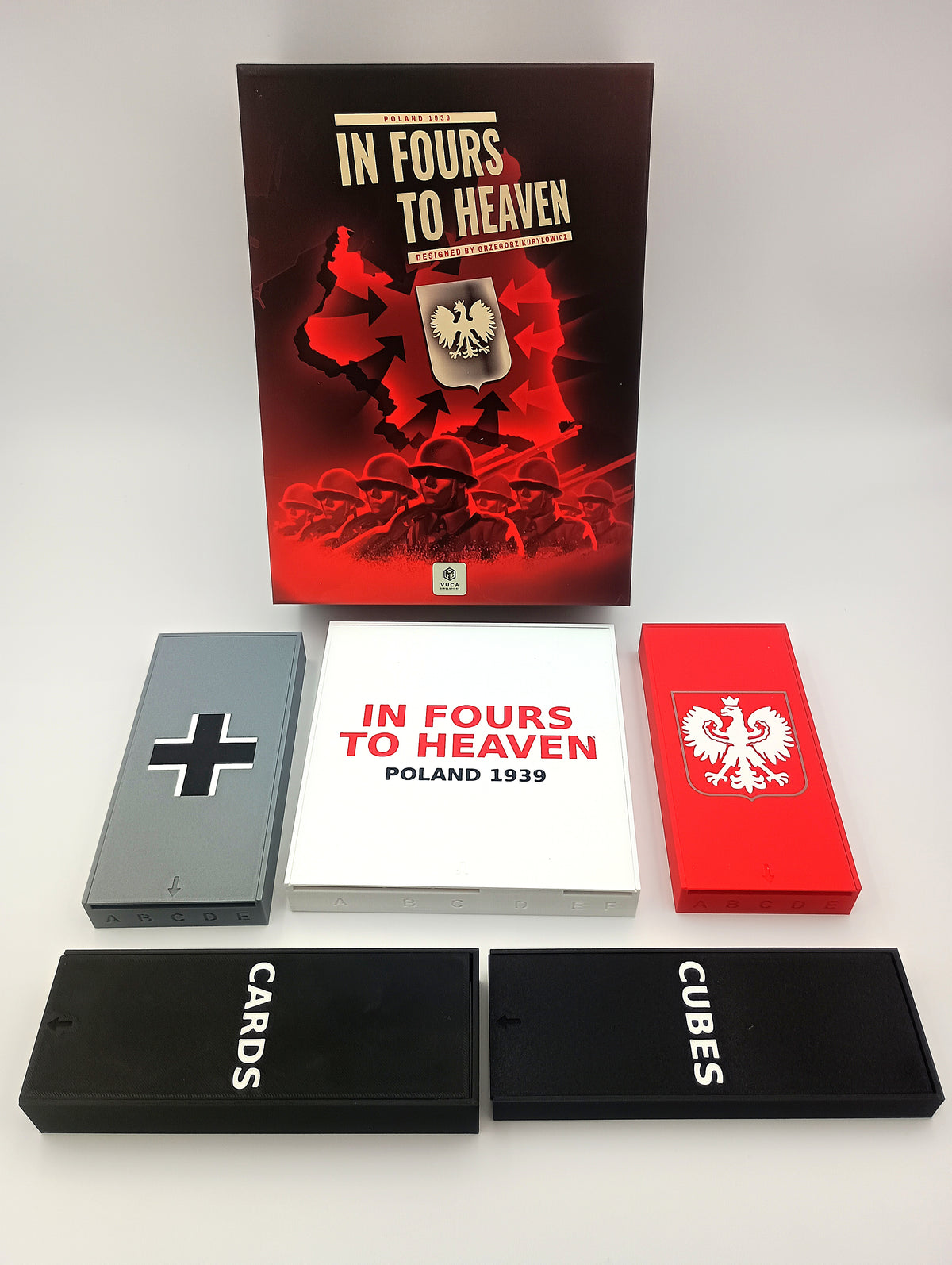 In Fours To Heaven Premium Game Organizer With Sticker Upgrade