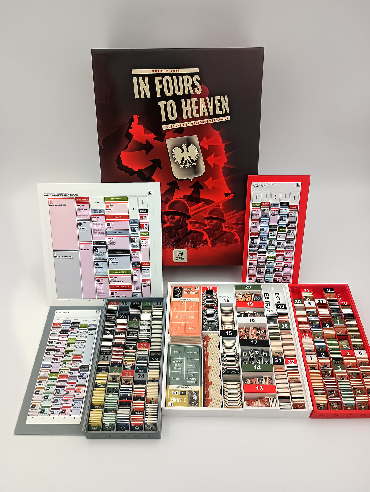 In Fours To Heaven Premium Game Organizer With Sticker Upgrade
