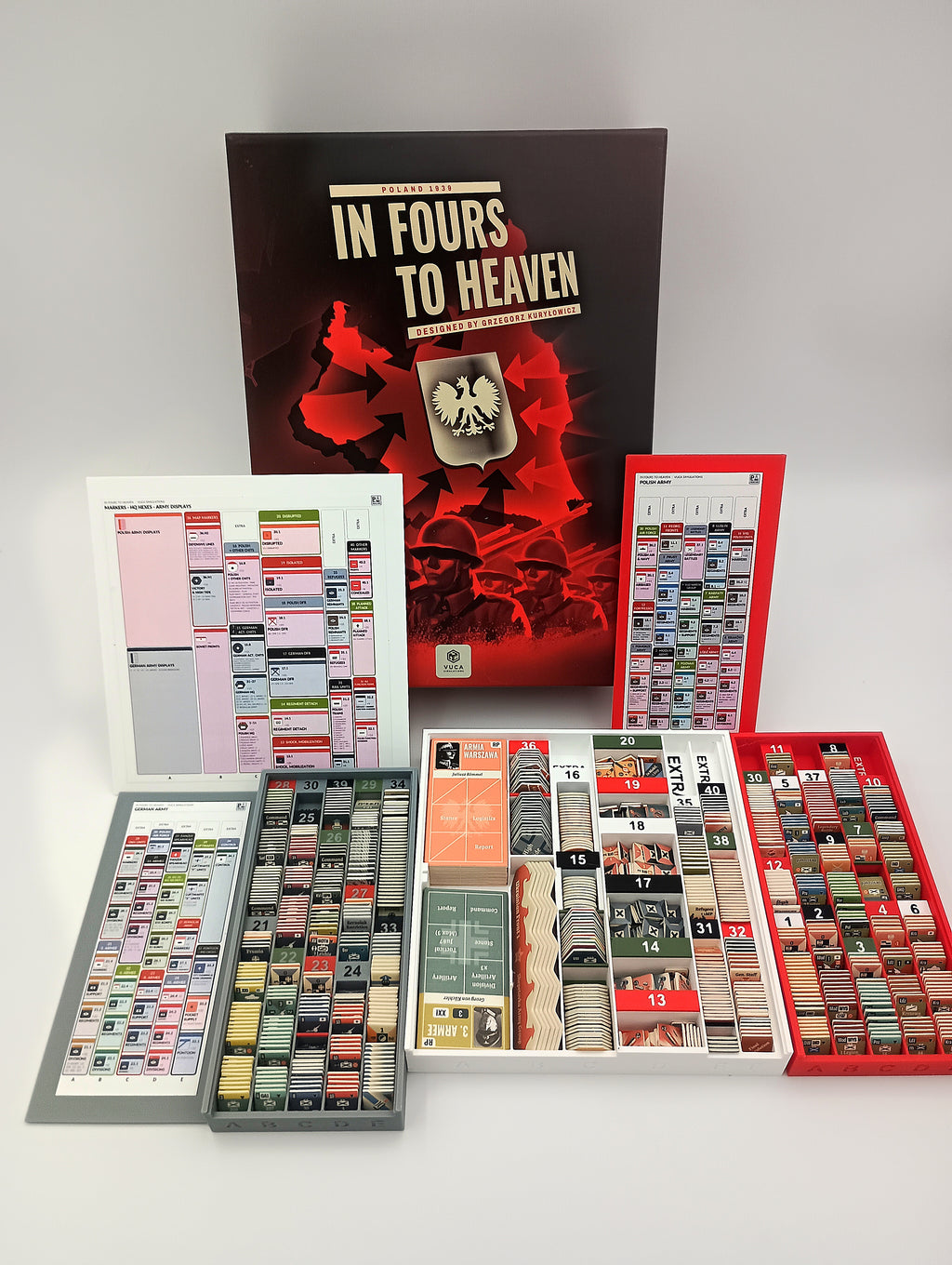 In Fours To Heaven Premium Game Organizer With Sticker Upgrade