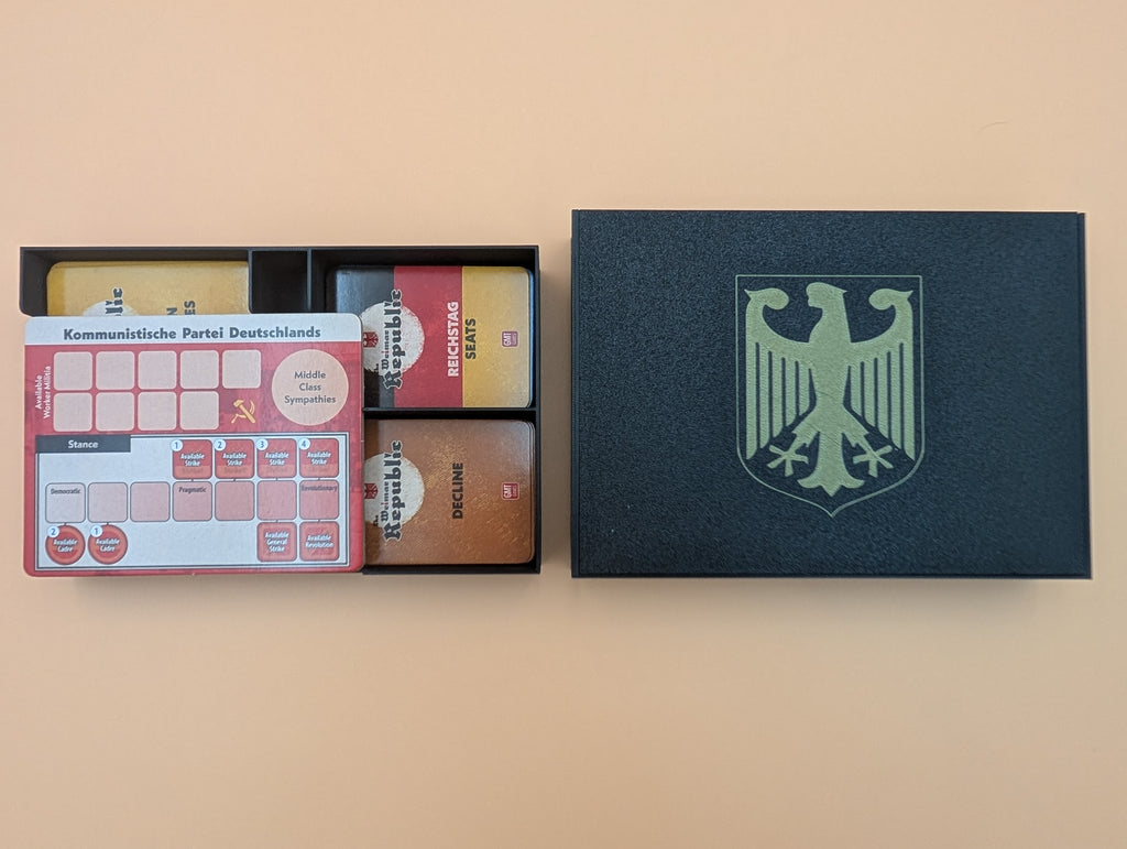 The Weimar Republic Board Game Organizer & Insert
