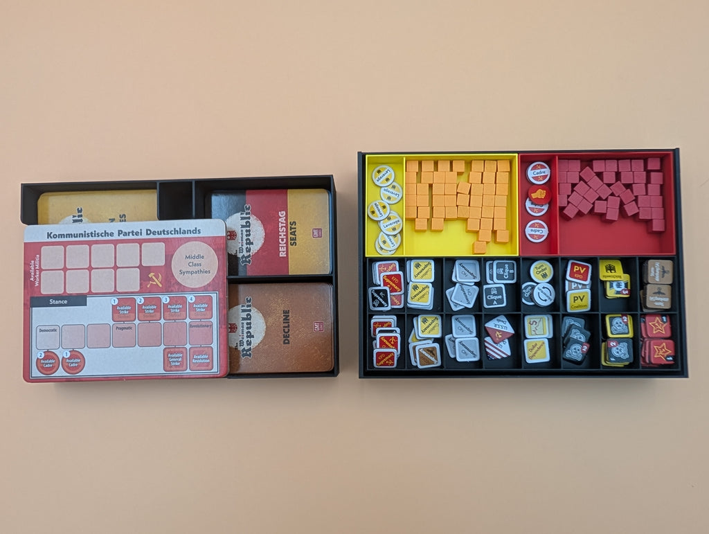 The Weimar Republic Board Game Organizer & Insert