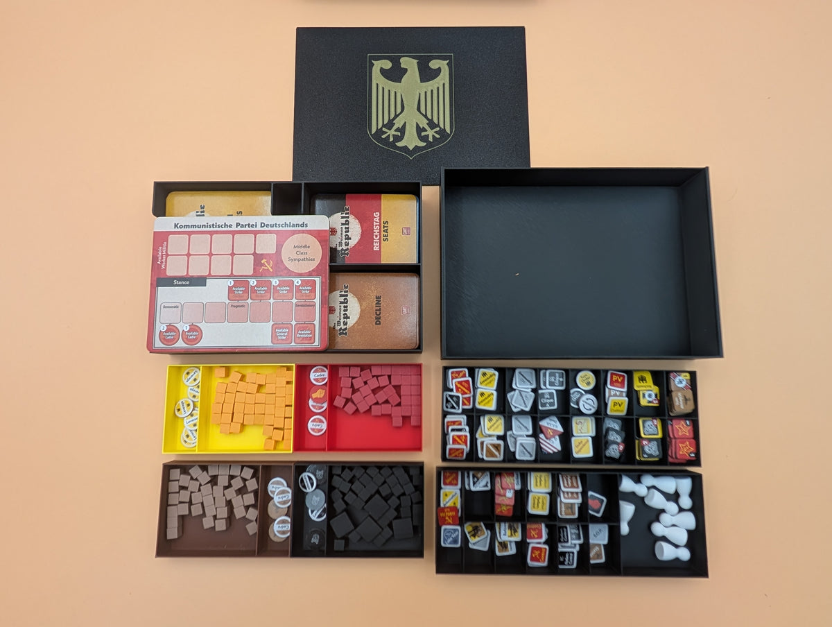The Weimar Republic Board Game Organizer & Insert