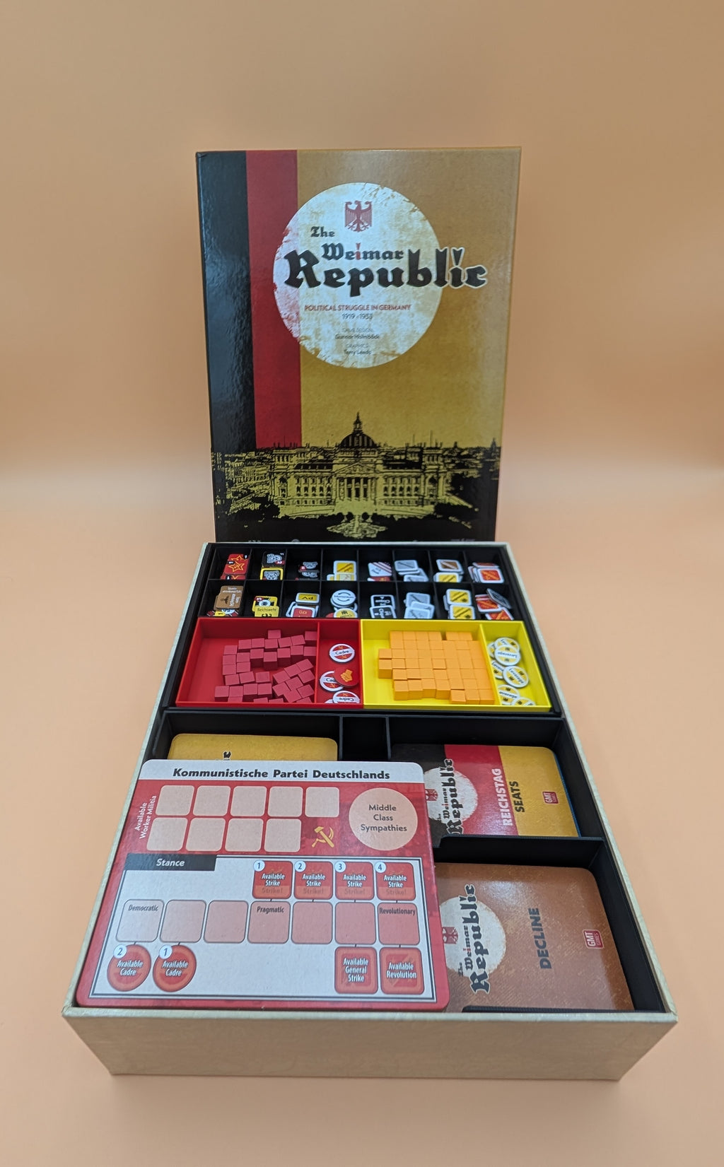 The Weimar Republic Board Game Organizer & Insert