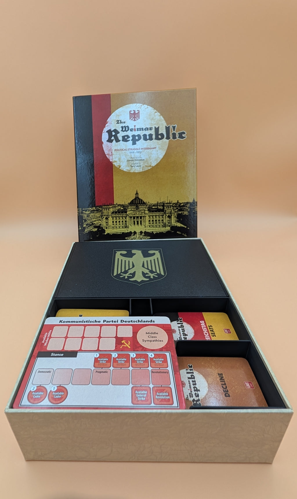 The Weimar Republic Board Game Organizer & Insert