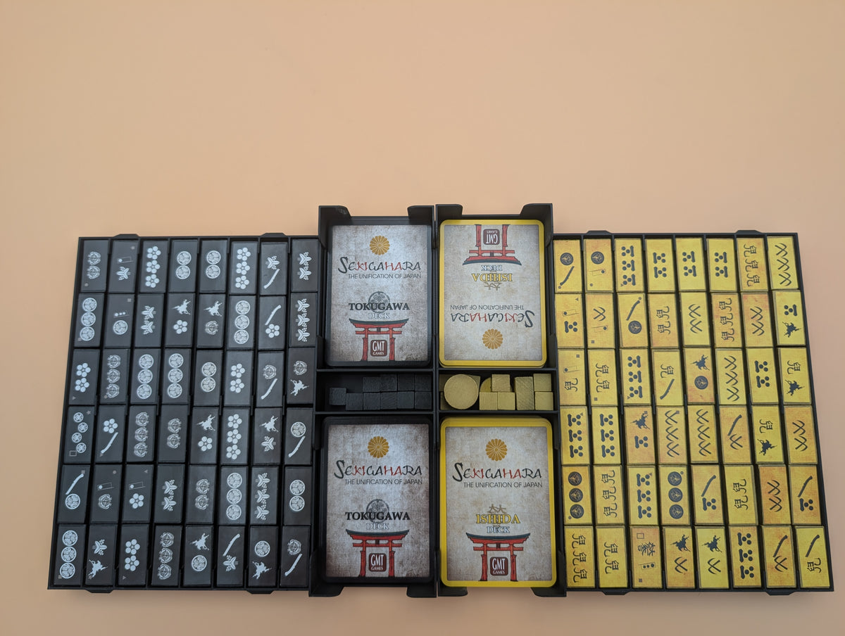Sekigahara Board Game Organizer & Insert – GMT Games Storage Solution