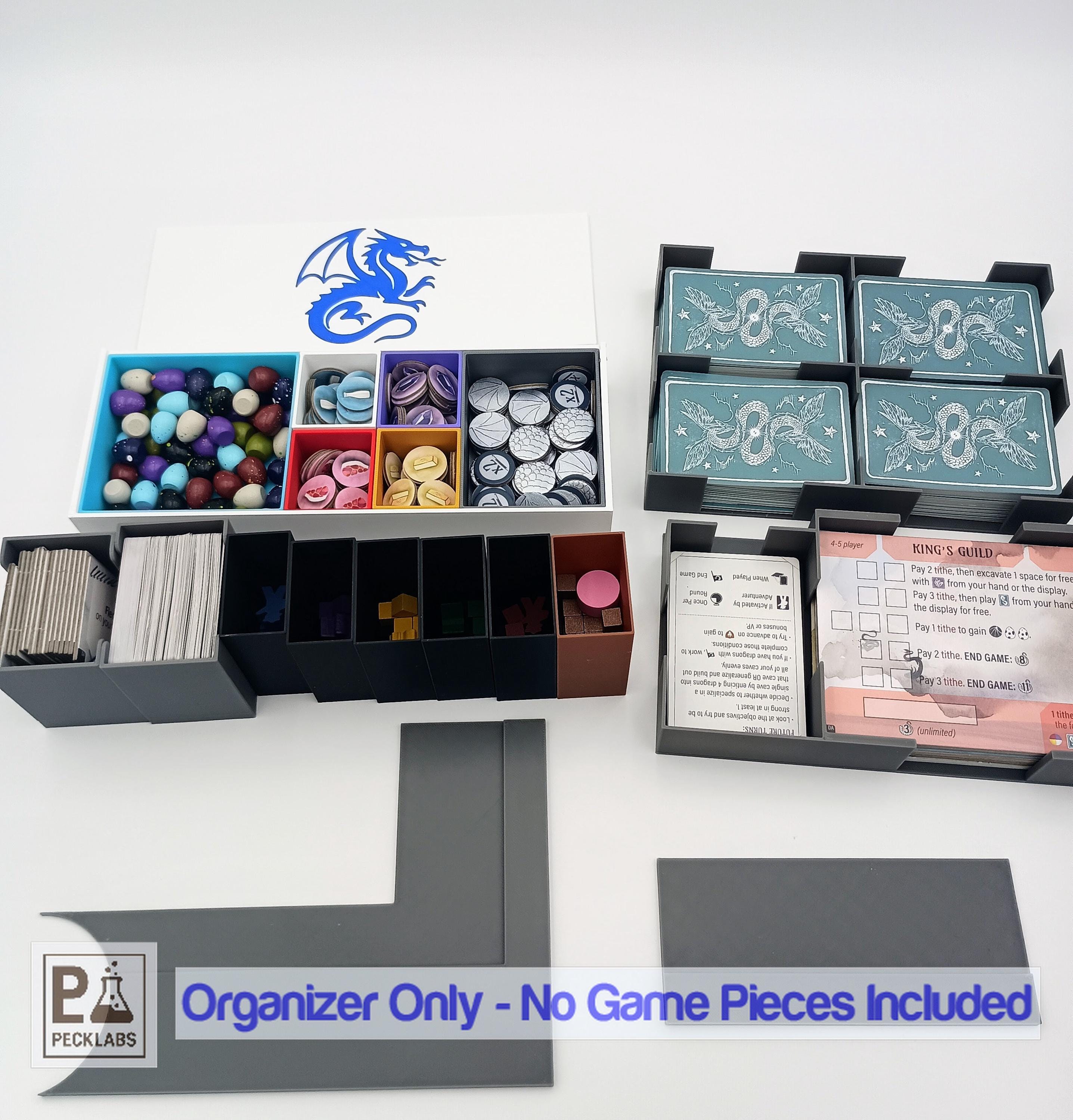 Wyrmspan and Wyrmspan Academy Compatible Game Storage Organizer