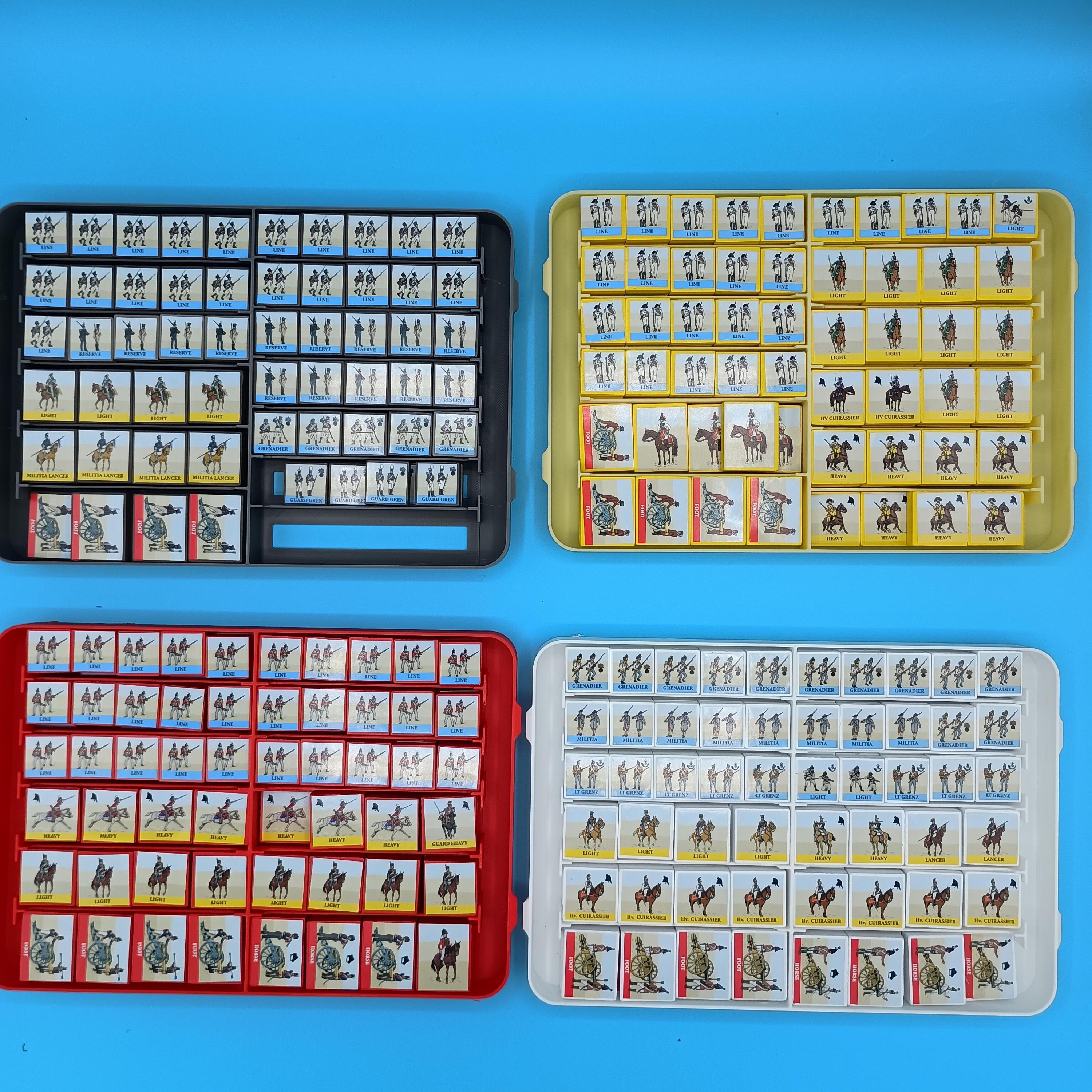 Commands and Colors Napoleonics Storage Organizer: All Expansions Compatible with Snapping Lids