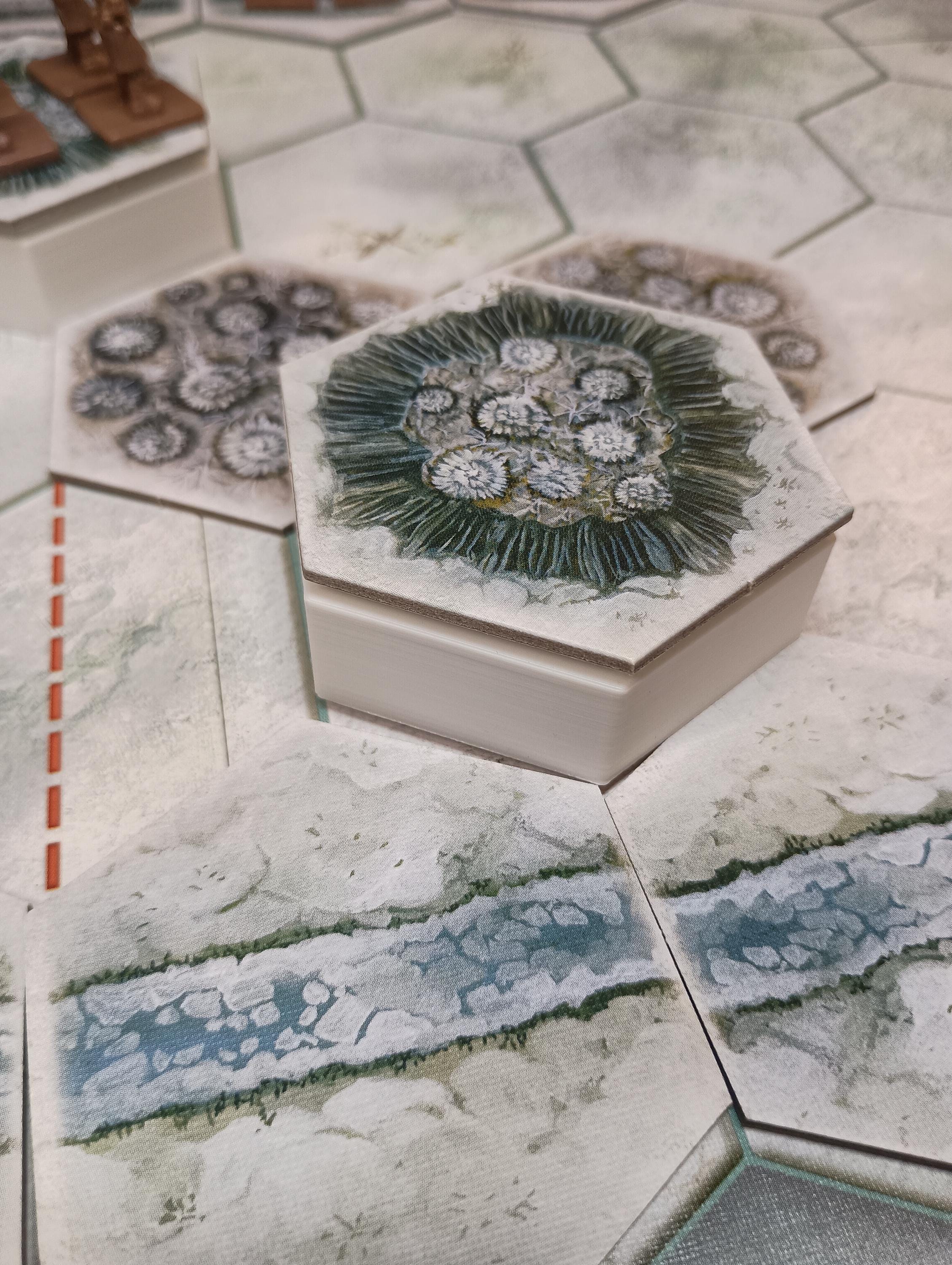 Stackable Hex Terrain Tiles 17MM: Memoir '44 & Command and Colors