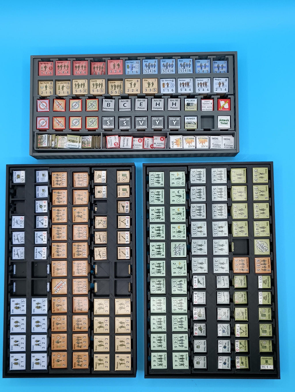 Combat Commander 20th Anniversary Edition Storage Organizer