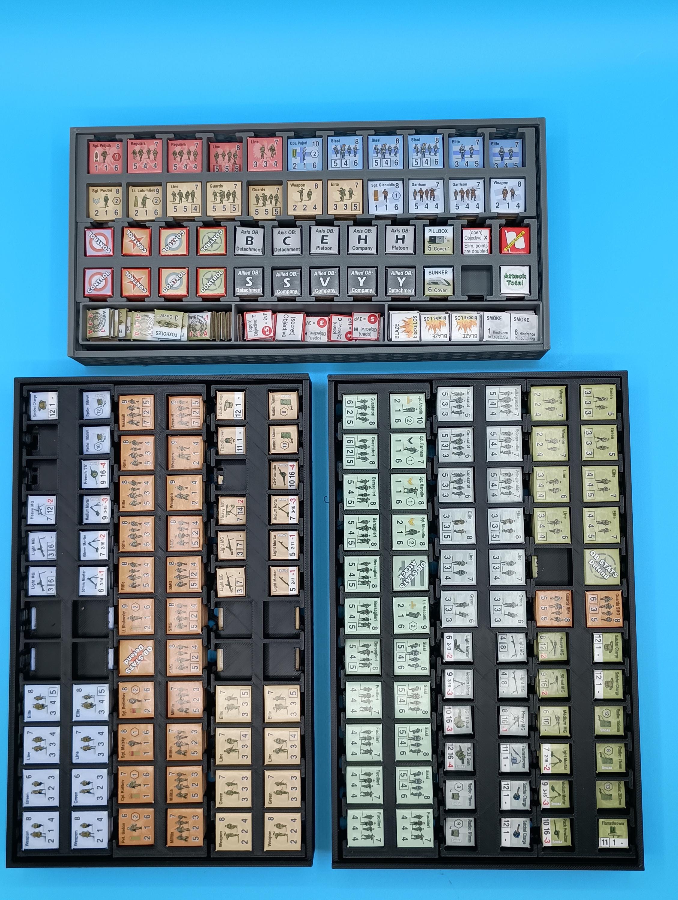 Combat Commander 20th Anniversary Edition Storage Organizer