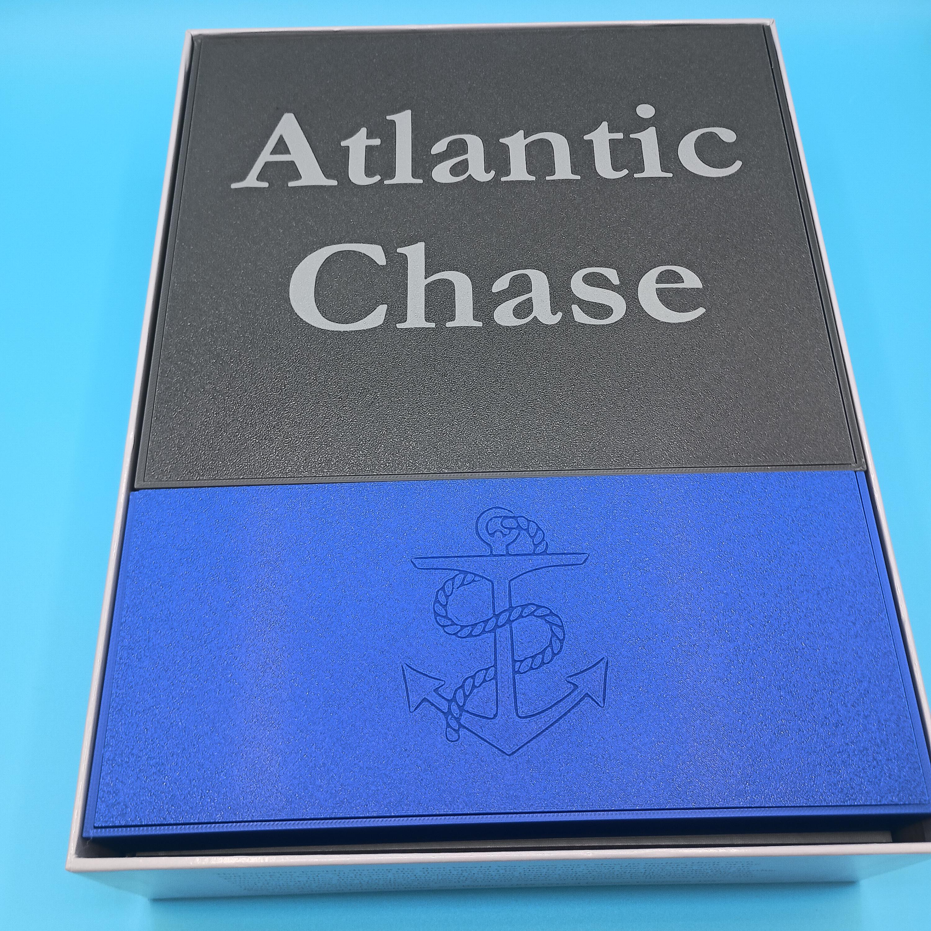 Atlantic Chase Board Game Insert / Organizer. Stacking Counter Trays & Trajectory Marker Storage Solution