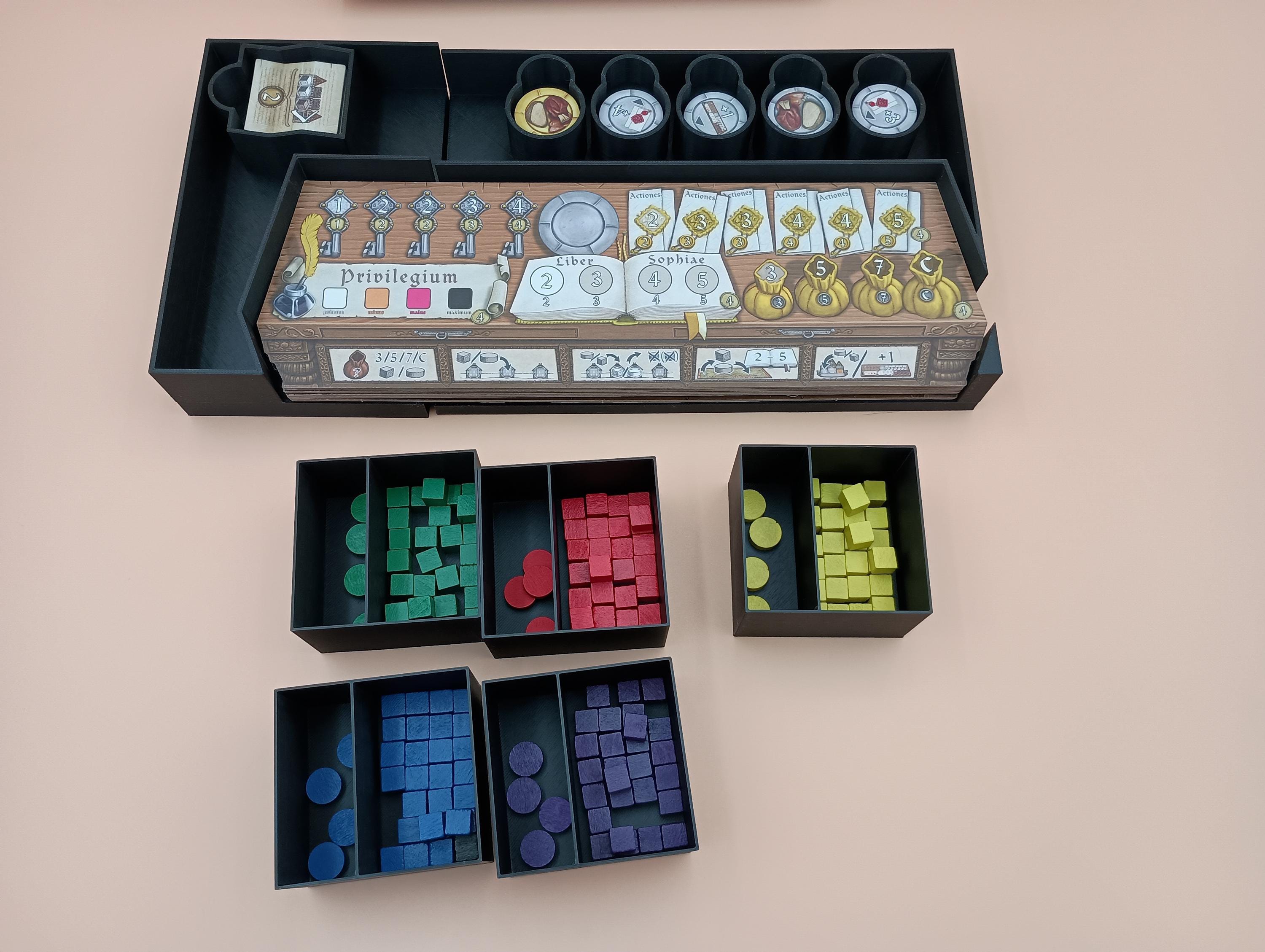 Hansa Teutonica Big Box: Game Insert and Organizer