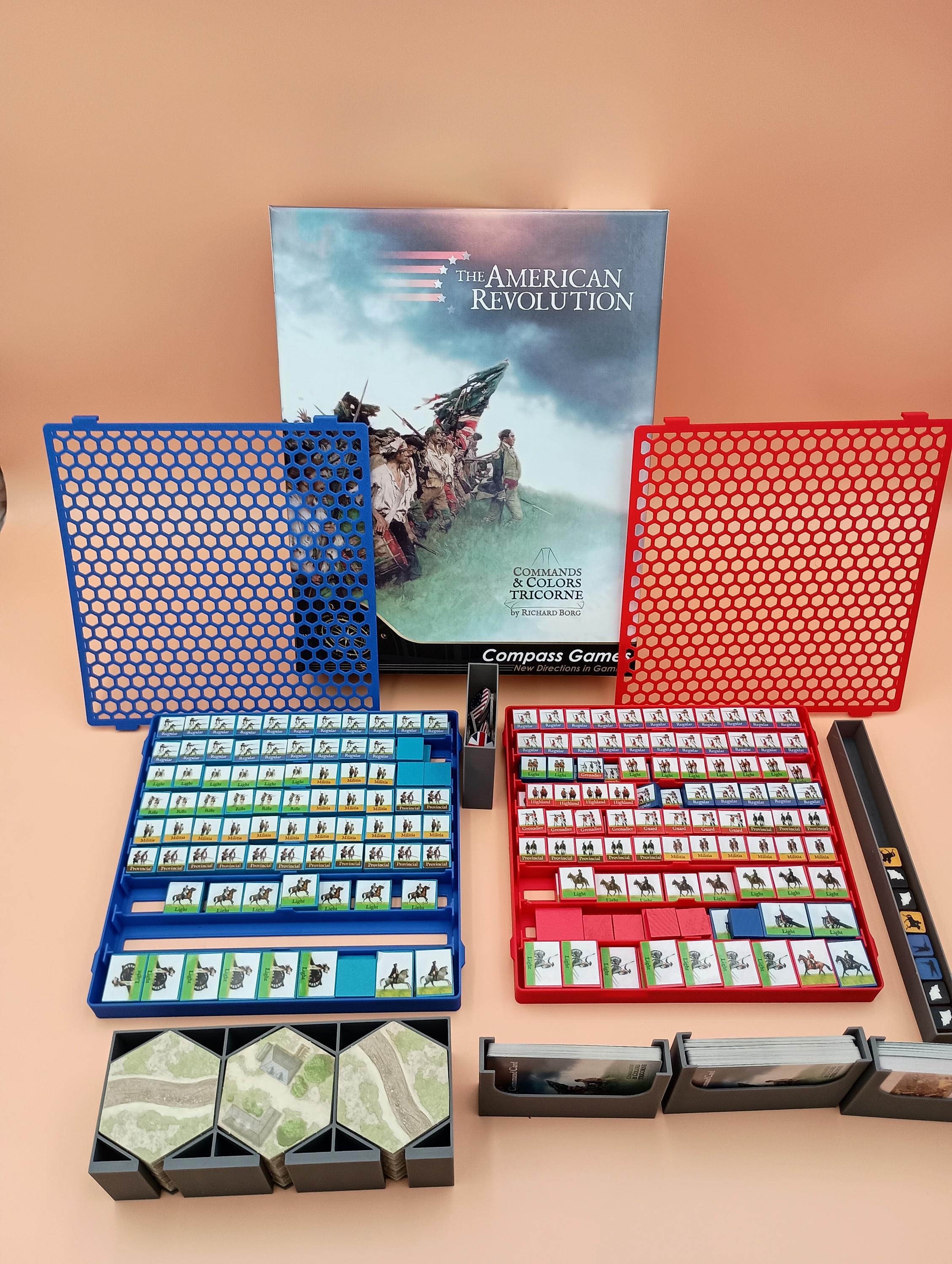 Commands and Colors Tricorne Game Organizer & Unit Storage Trays
