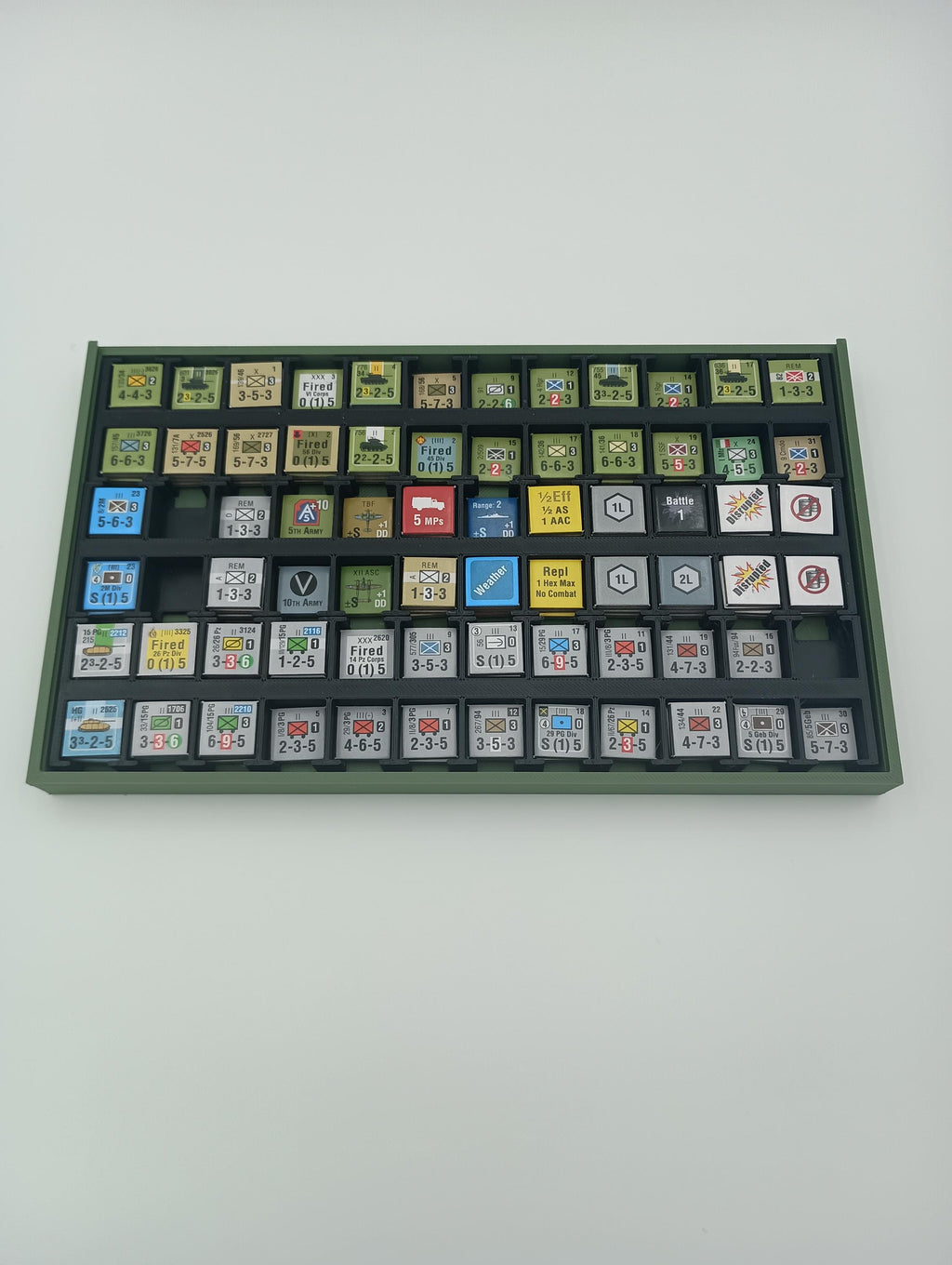Italy 43 Board Game Counter Storage Organizer