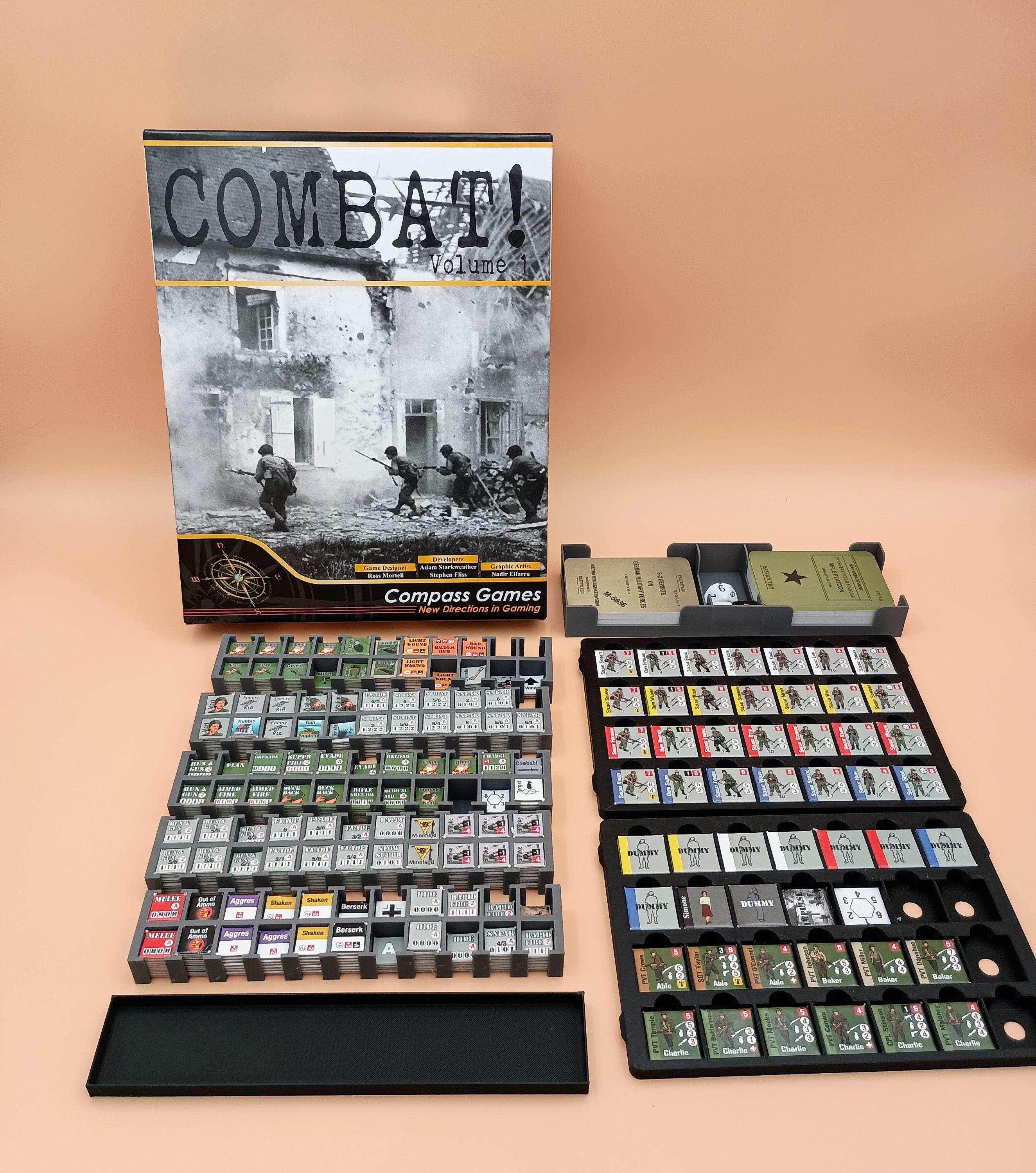 Combat! Volume I Game Storage Insert System