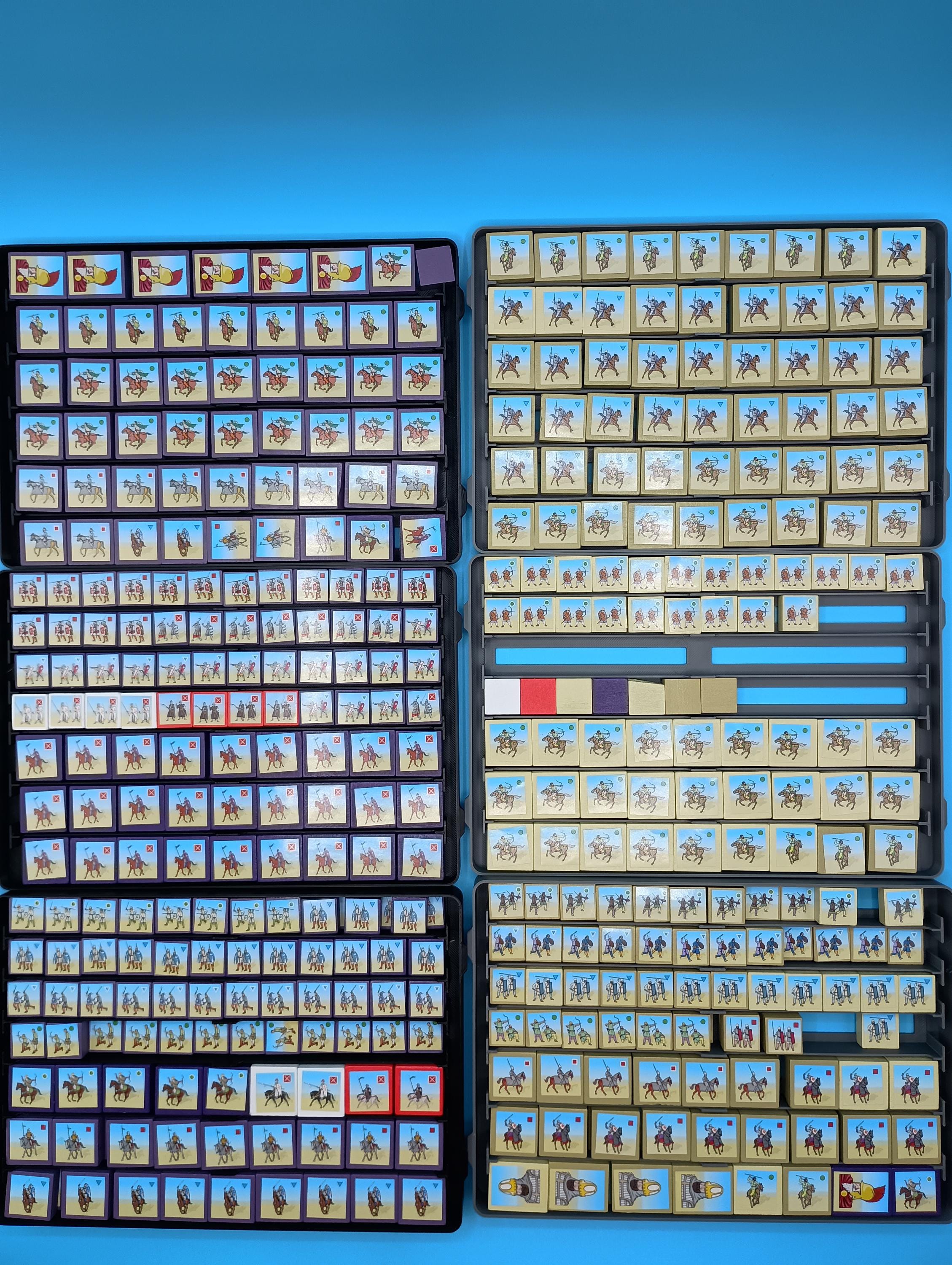 Commands and Colors Medieval Storage Organizer: Crusades Expansion Compatible with Snapping Lids