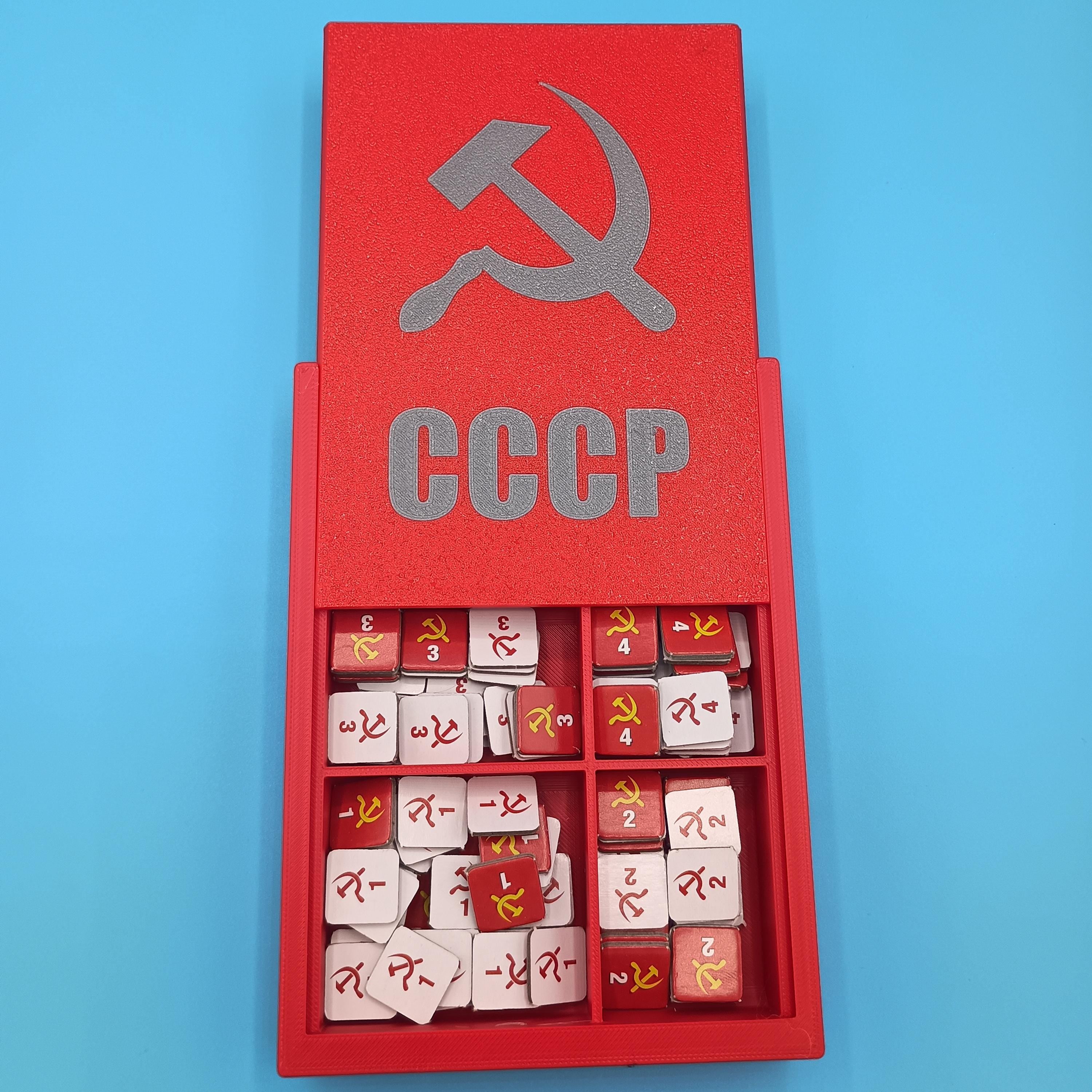 Twilight Struggle Organizer Insert with Sliding Lids
