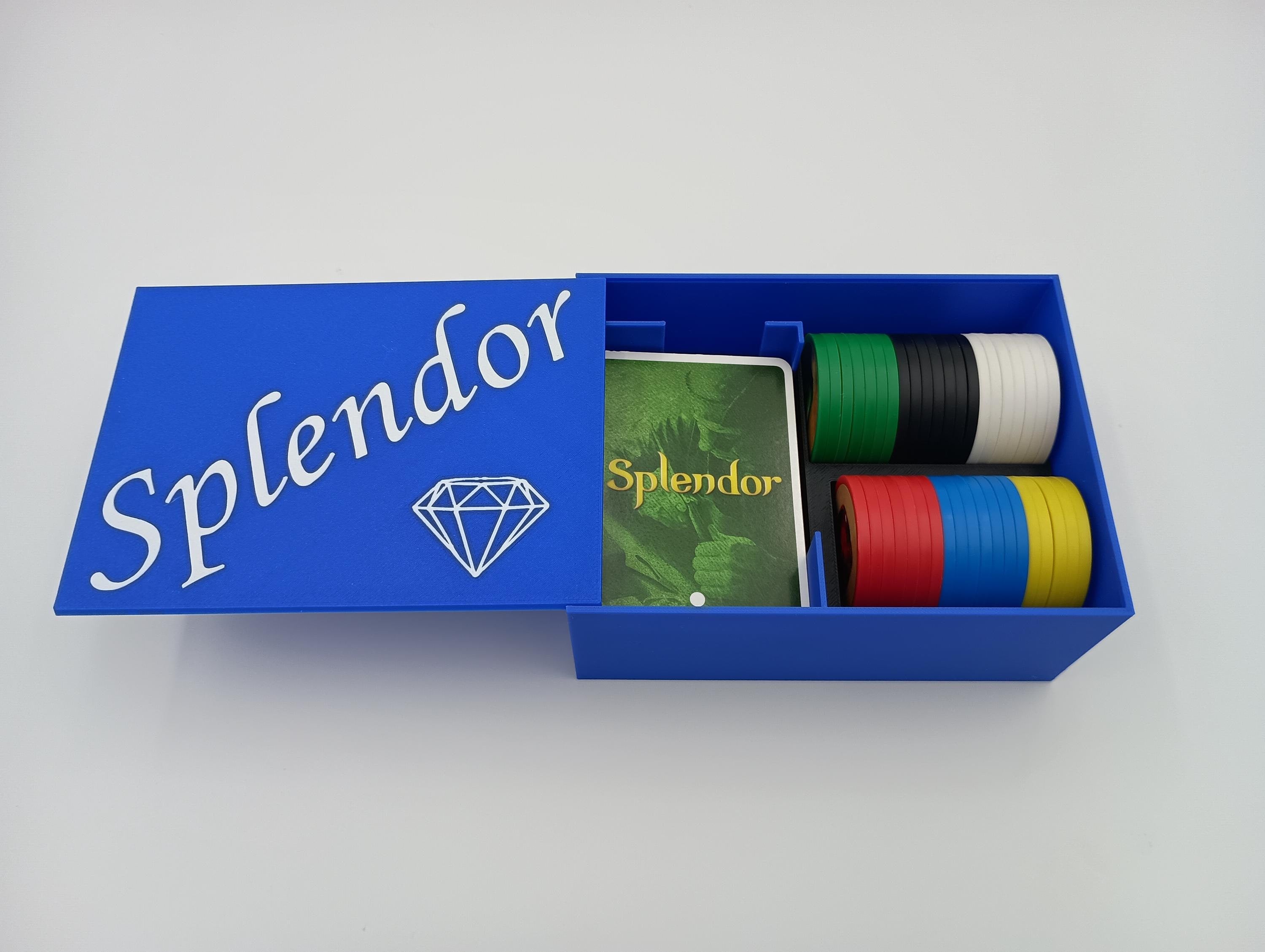 Splendor board game organizer and travel box