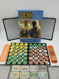 1830 Board Game Organizer and Insert with Snapping Lids for Hex Storage