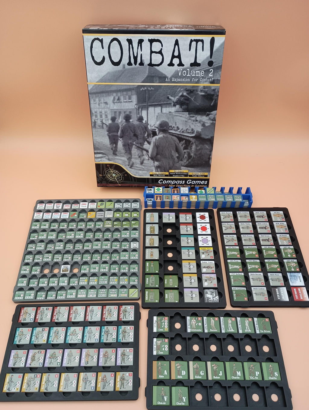 Combat! Volume 2 Game Storage Insert System