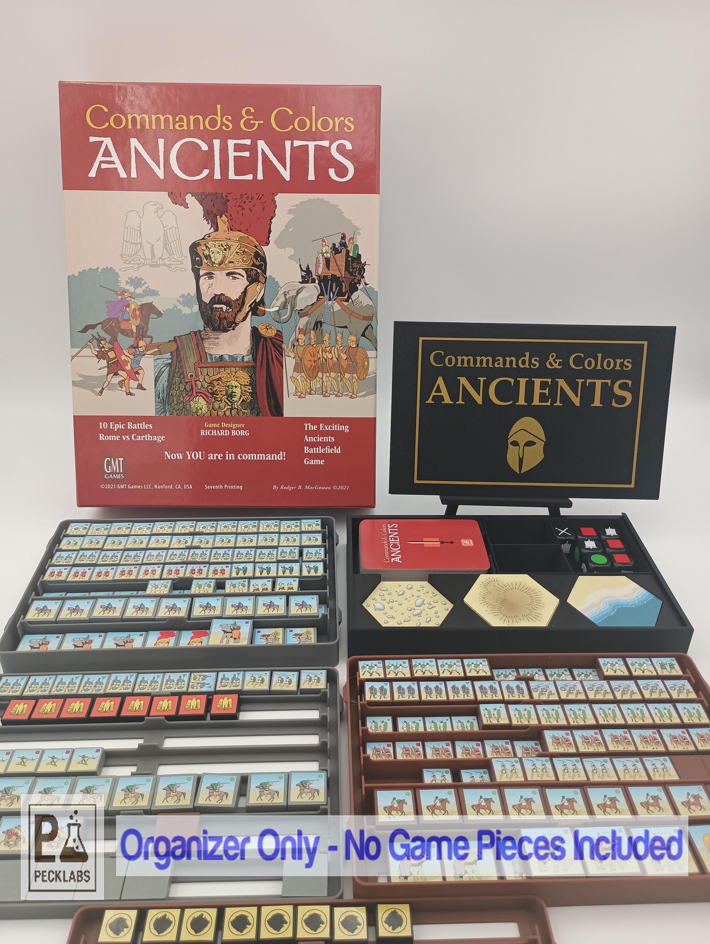 Commands and Colors Ancients All Expansions Storage Insert / Organizer