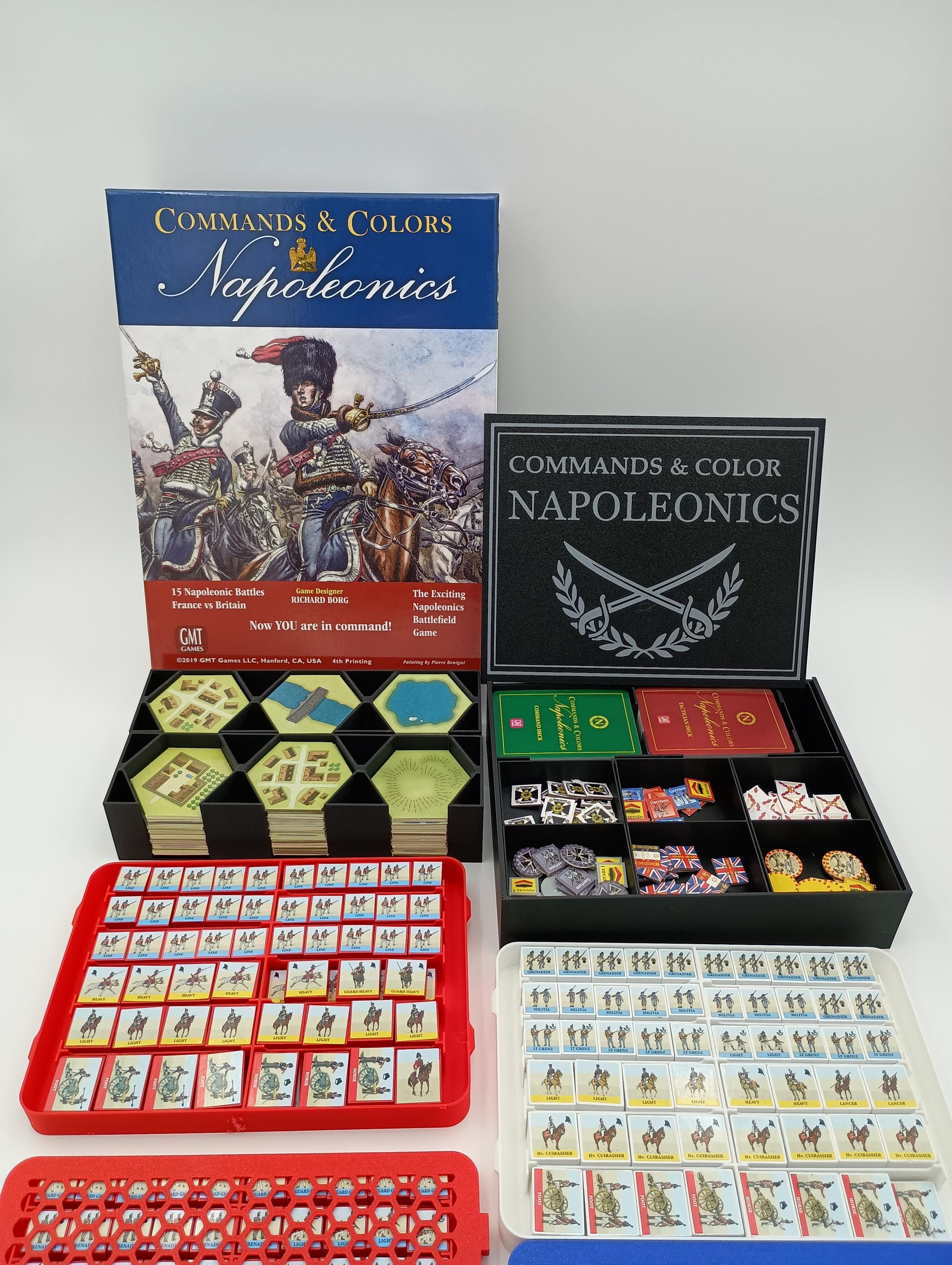 Commands and Colors Napoleonics Storage Organizer: All Expansions Compatible with Snapping Lids