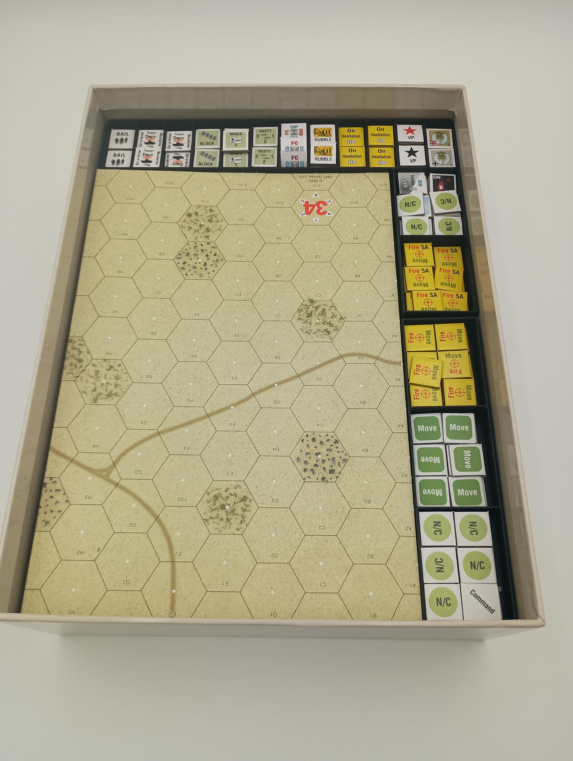Panzer North Africa Game Insert/Organizer