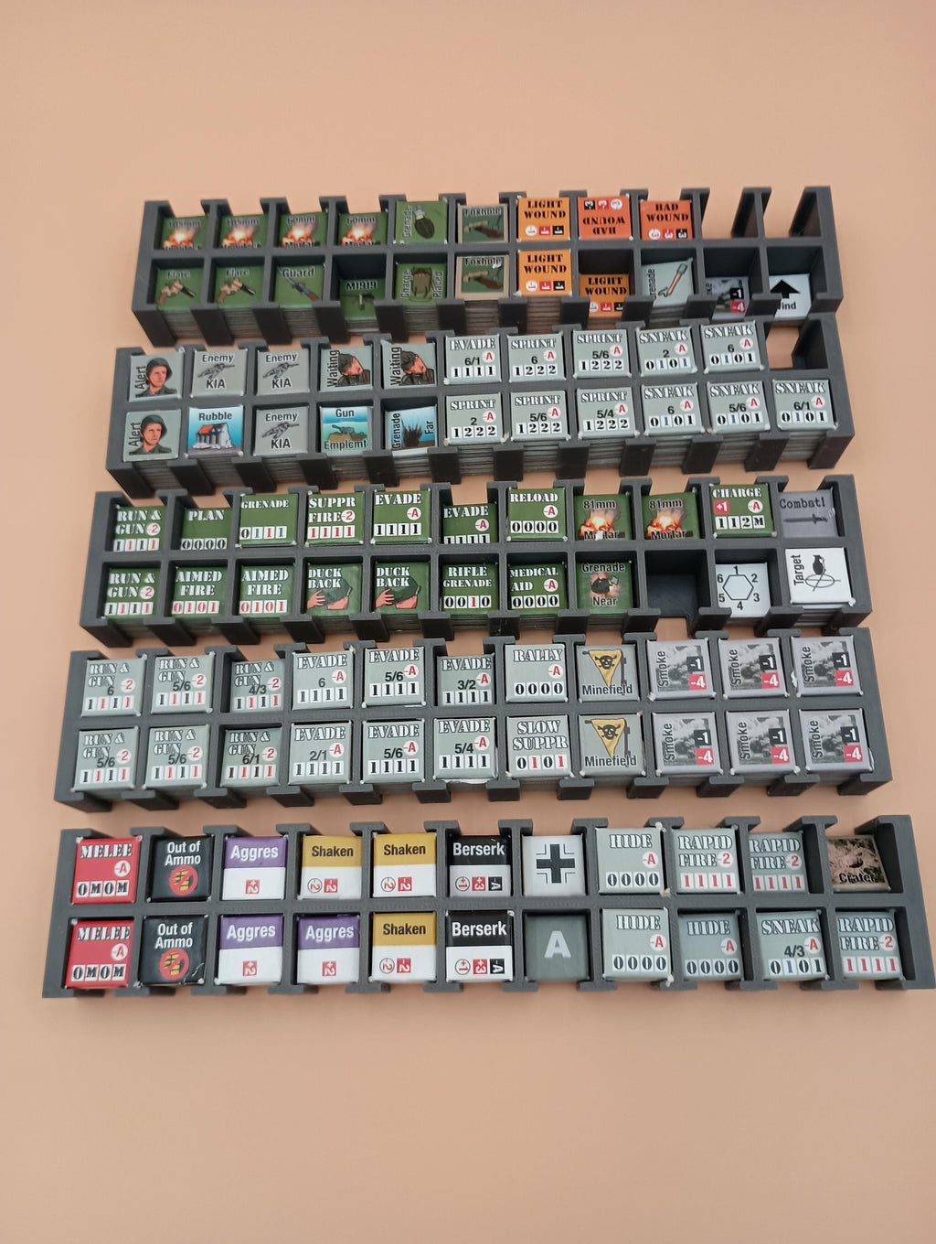 Combat! Volume I Game Storage Insert System