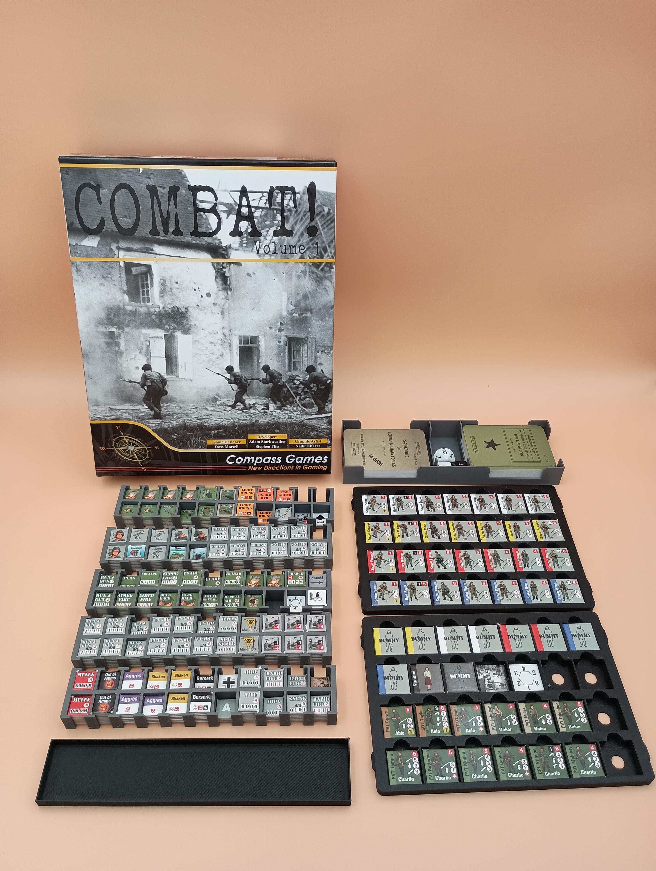 Combat! Volume I Game Storage Insert System