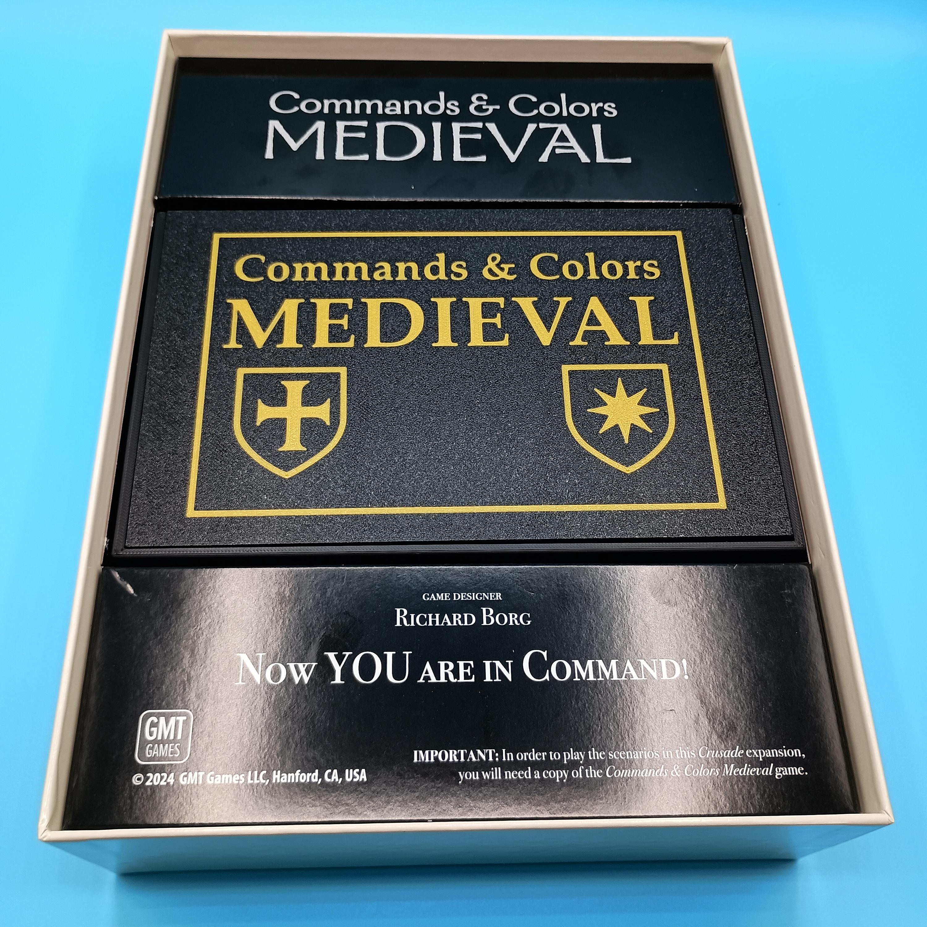 Commands and Colors Medieval Storage Organizer: Crusades Expansion Compatible with Snapping Lids